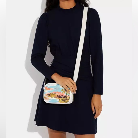 NWT COACH Mini Jamie Camera Bag With Hawaiian Print - Picture 4 of 8